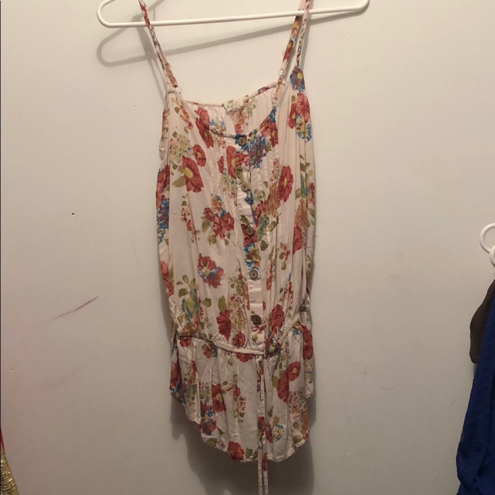 Flower print top